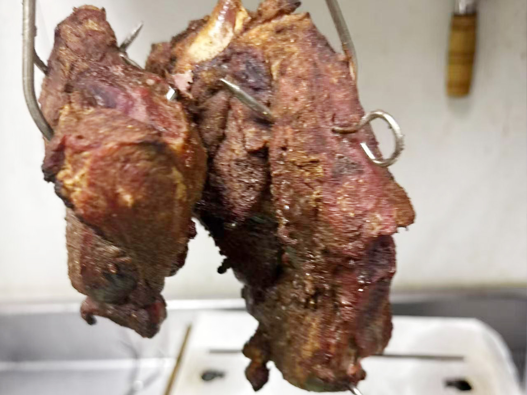Roast leg of lamb at Mia's Kitchen, a Chinese restaurant in San Marcos
